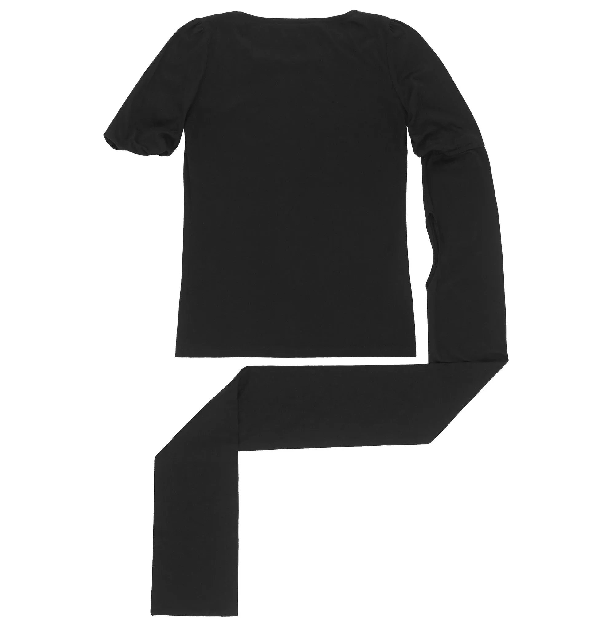 1998 Hand-Finished T-Shirt with Elongated Cut-Out Sleeve