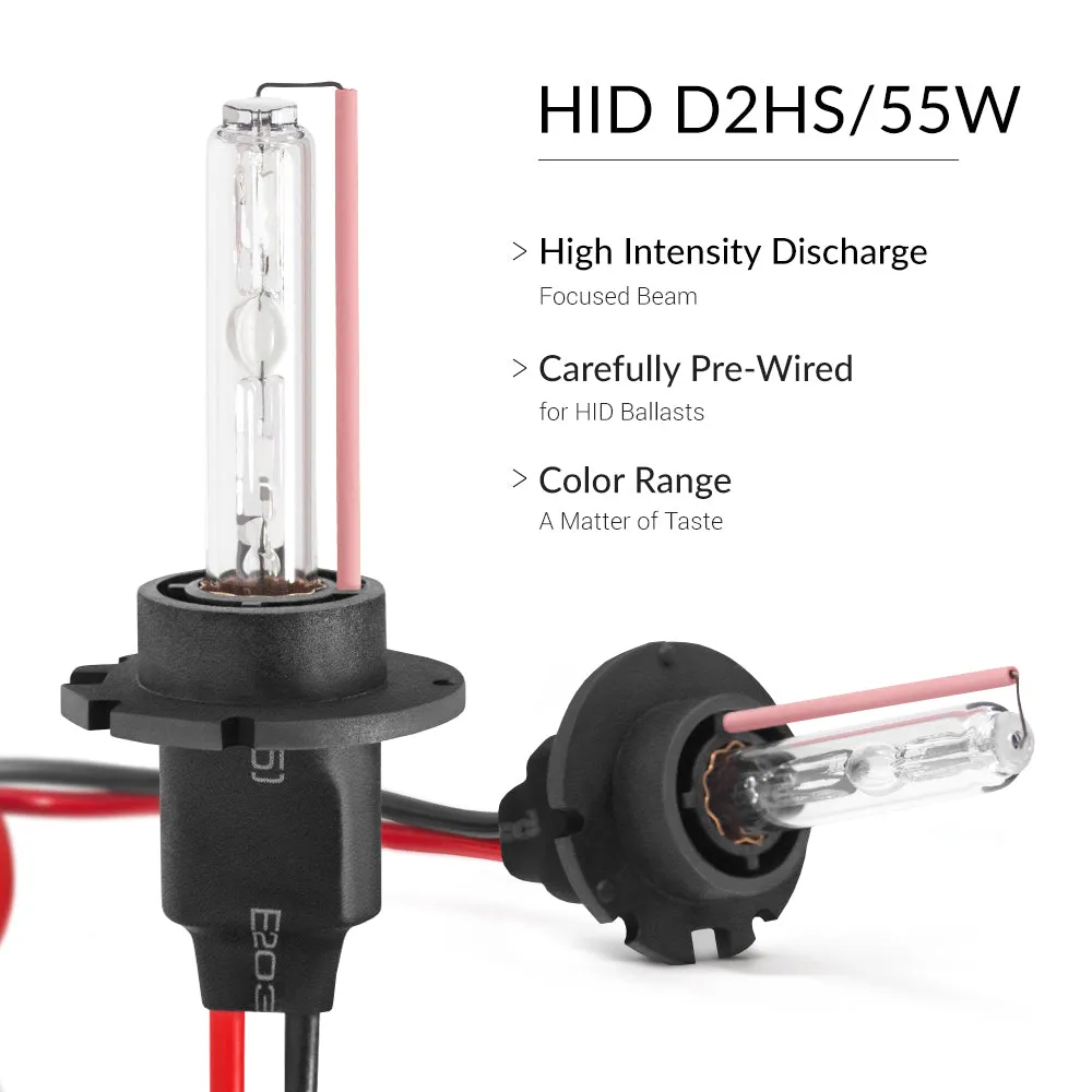 55W HID D2HS AC Replacement Bulbs