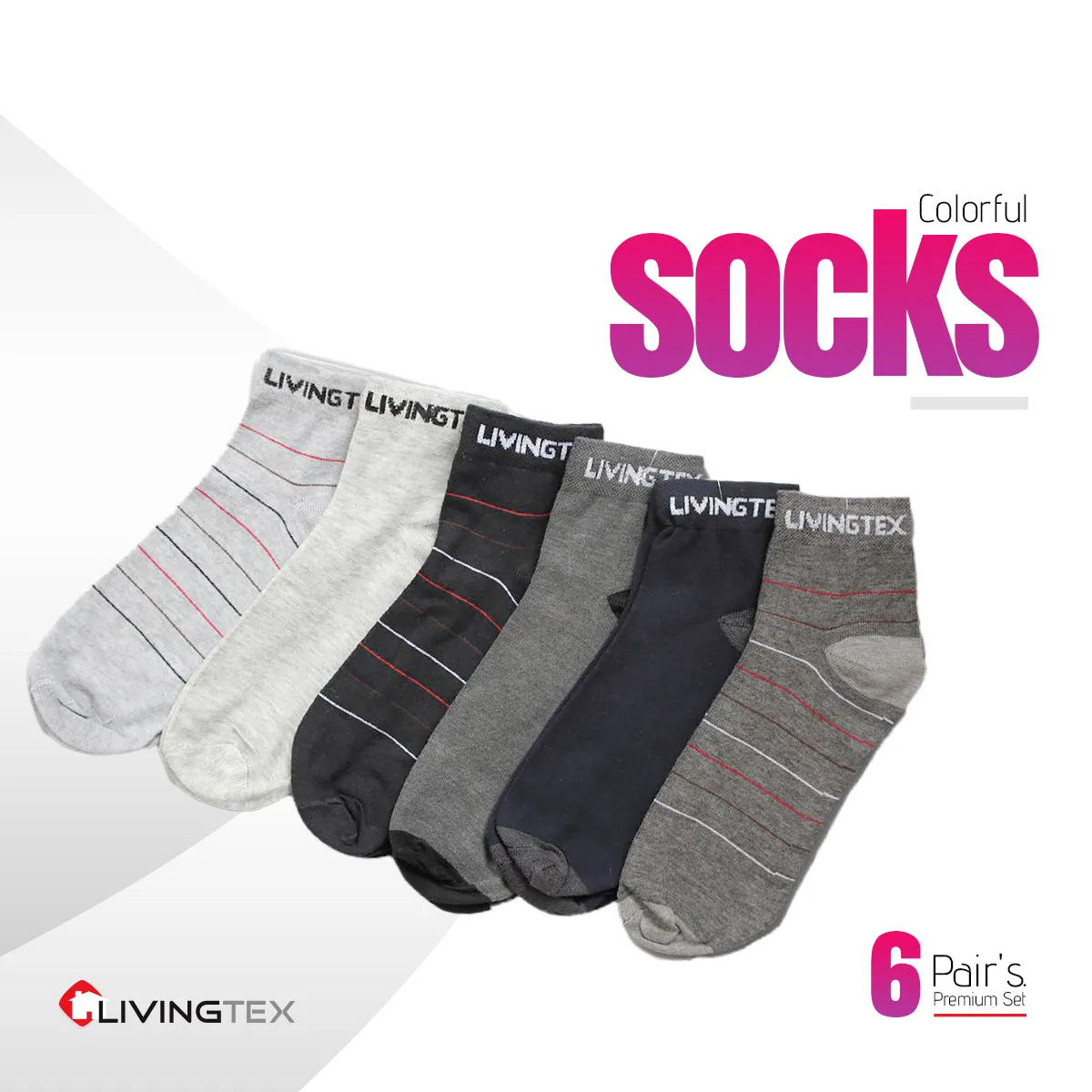 6 Pair Socks