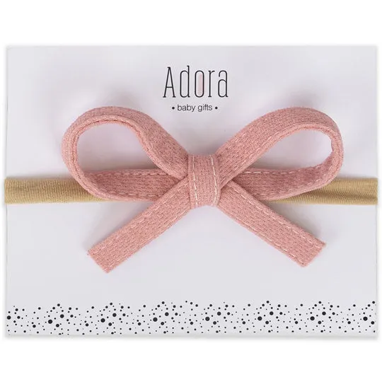 Adora Waffle Bow Headband