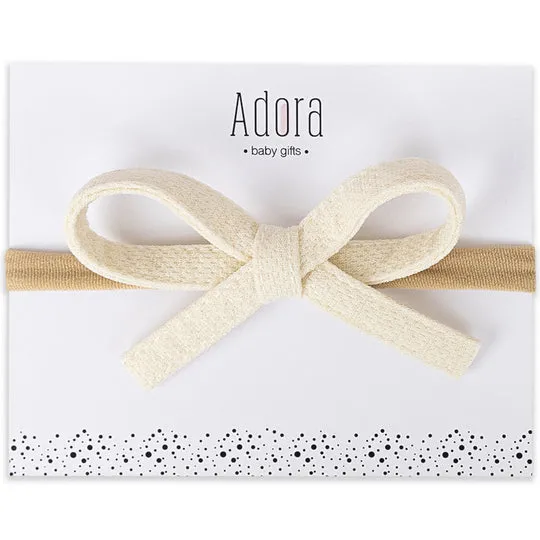 Adora Waffle Bow Headband