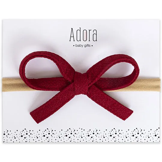 Adora Waffle Bow Headband