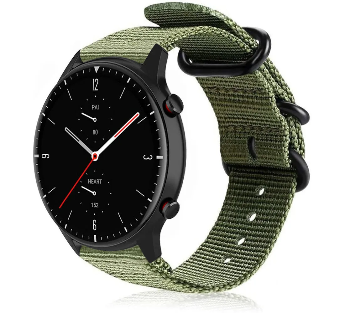 Amazfit GTR 2 Nylon Strap with Buckle (Green)