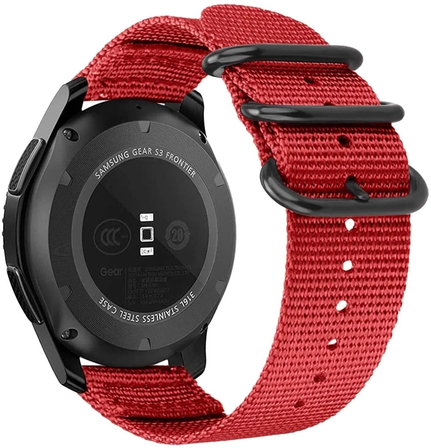 Amazfit GTR 2 Nylon Strap with Buckle (Red)