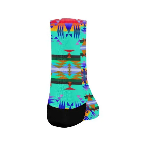 Between the Mountains Spring Crew Socks