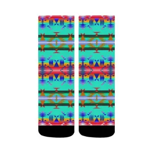 Between the Mountains Spring Crew Socks