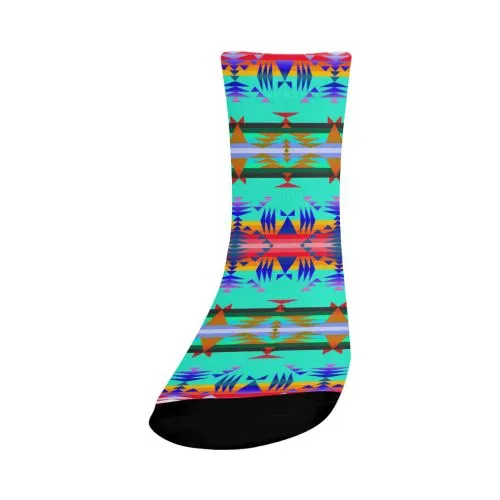 Between the Mountains Spring Crew Socks