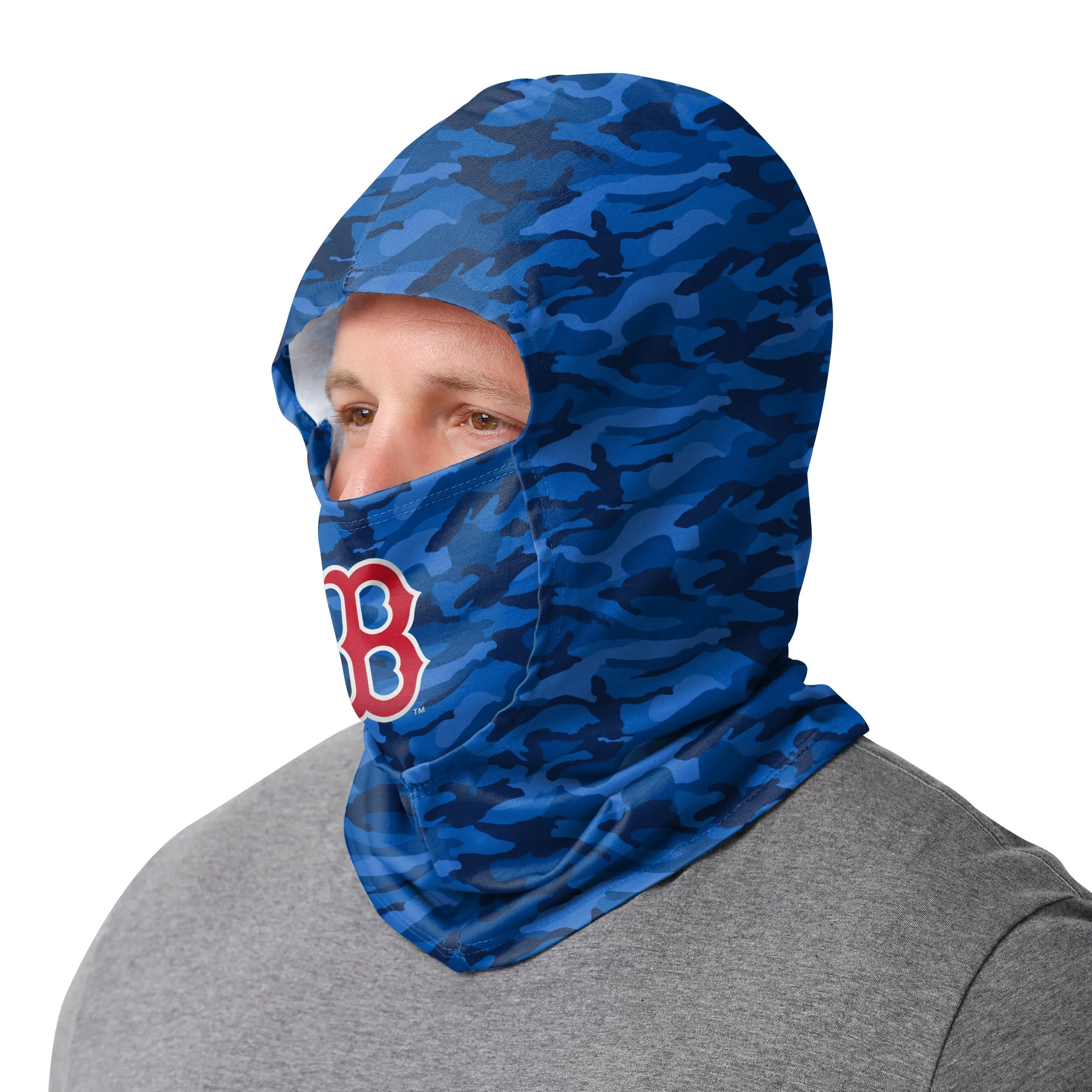 Boston Red Sox MLB Camo Lightweight Hooded Gaiter