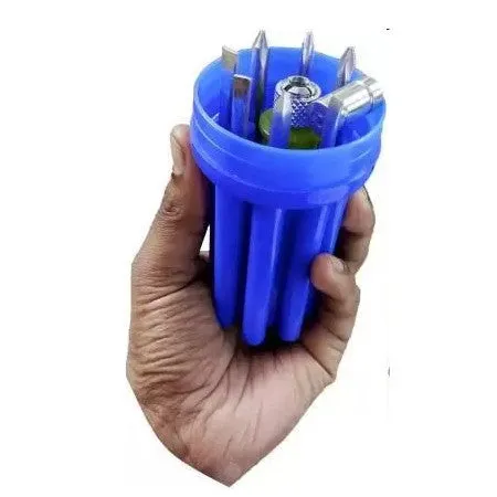 Combination Plier and 8 Bit screwdriver set with Inbuilt Line tester