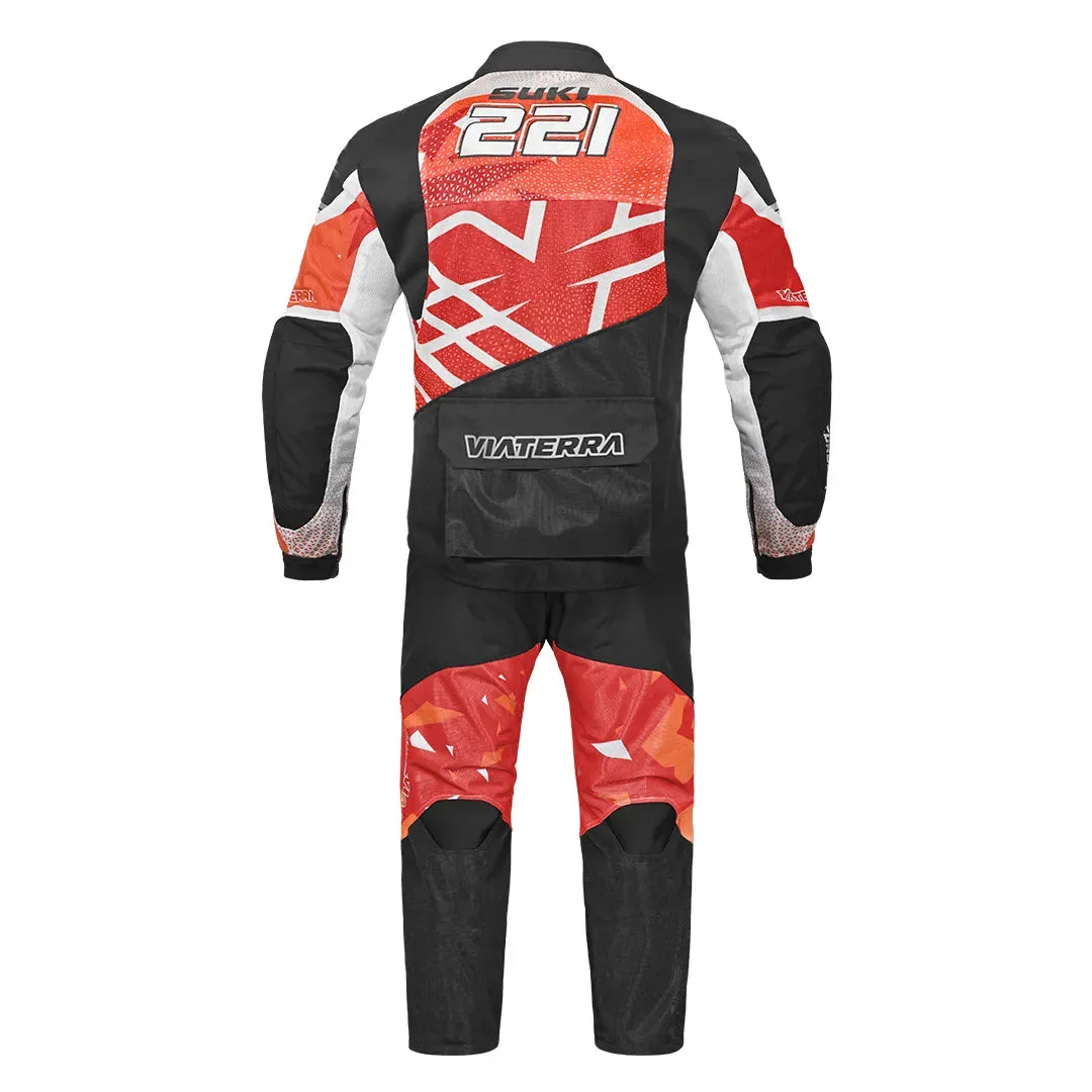 Corbett Off- Road Suit - Orange/Red