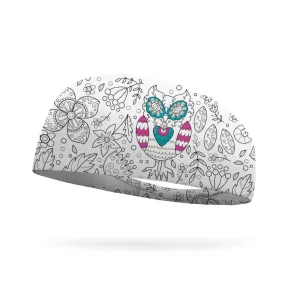 Doodle Owl Color Your Own Wicking Headband