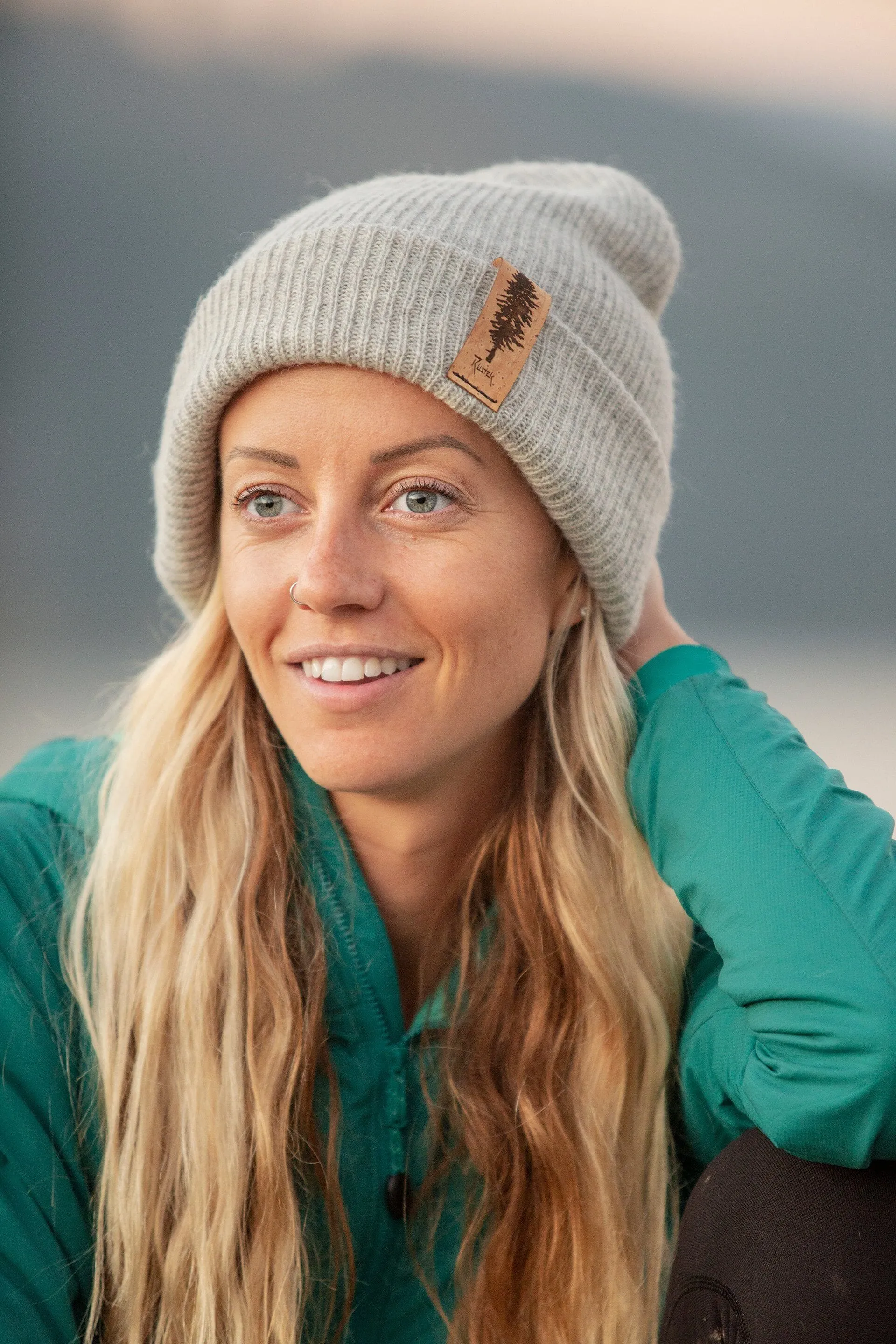 Doug Fir 100% Merino Wool   Cork Beanie | Heather