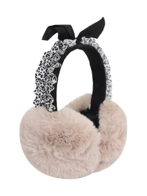 FabSeasons Foldable Ear Muffs for Girls & Women - Winter Ear Warmers with headband - Soft & Warm Earmuffs - Winter Ear Covers