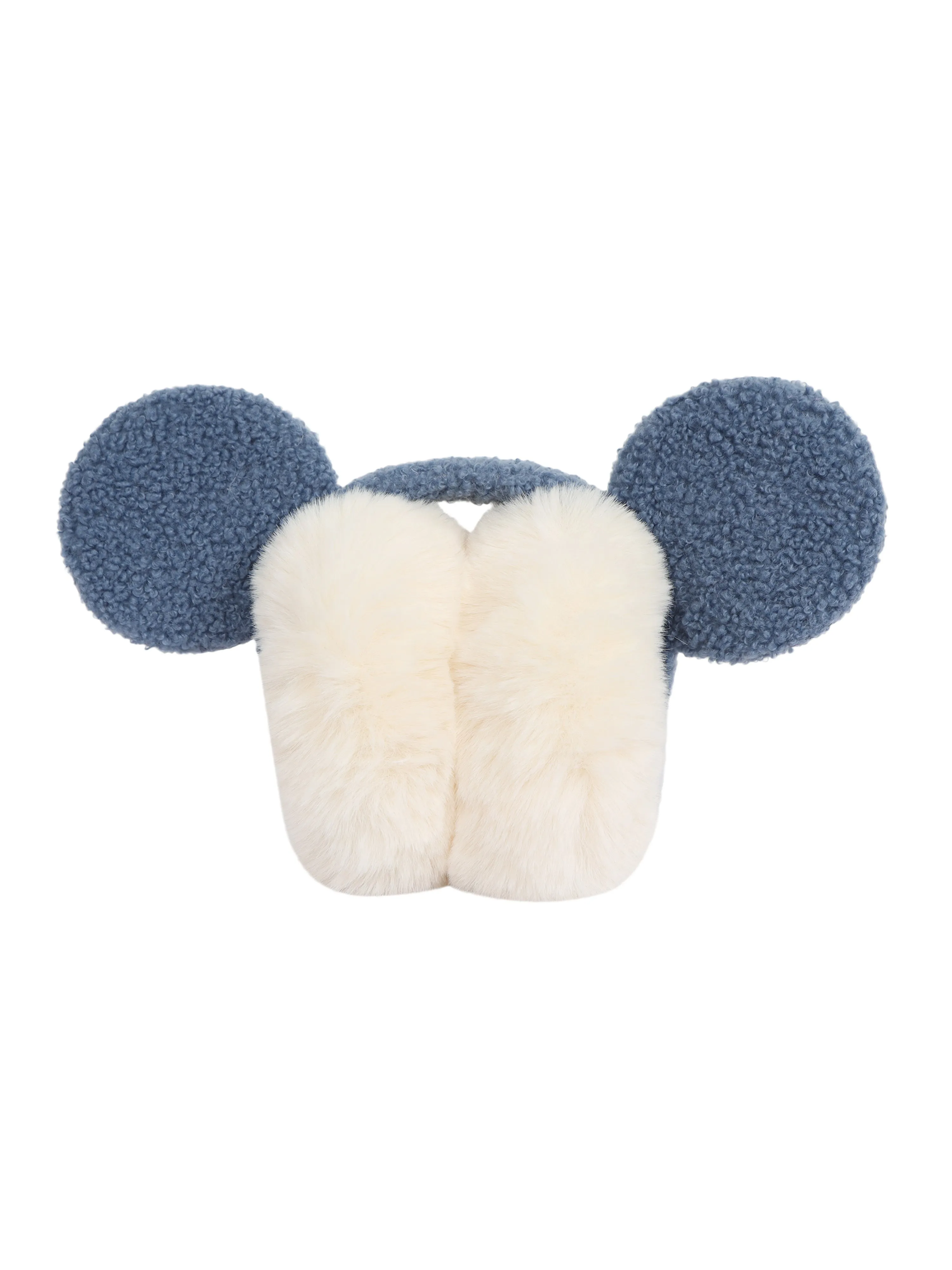 FabSeasons Foldable Ear Muffs for Girls & Women - Winter Ear Warmers with Pom Pom - Soft & Warm Earmuffs - Winter Ear Covers