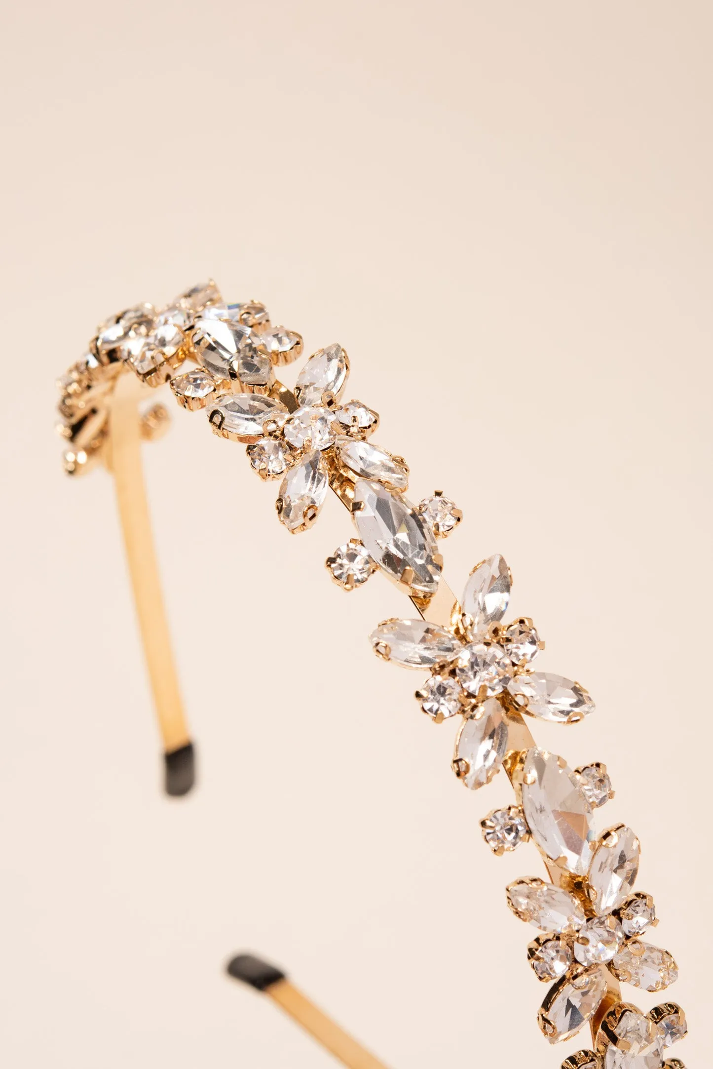 Floral Marquise Rhinestone Headband