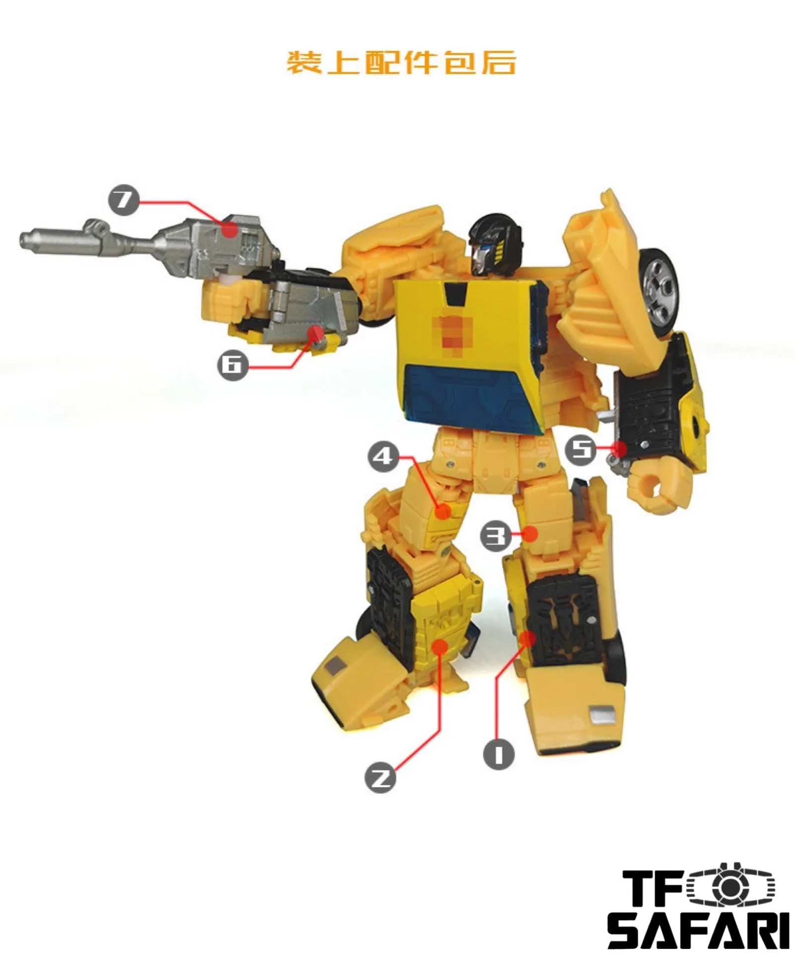 Go Better Studio GX-18 Upgrade Kits for WFC Earthrise Sunstreaker Upgrade Kit