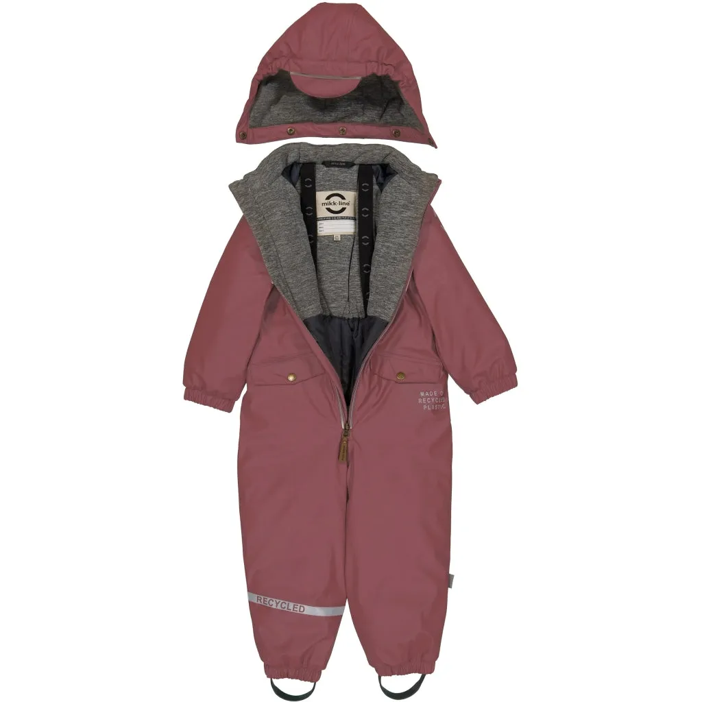 Junior PU Snowsuit - Rose Brown