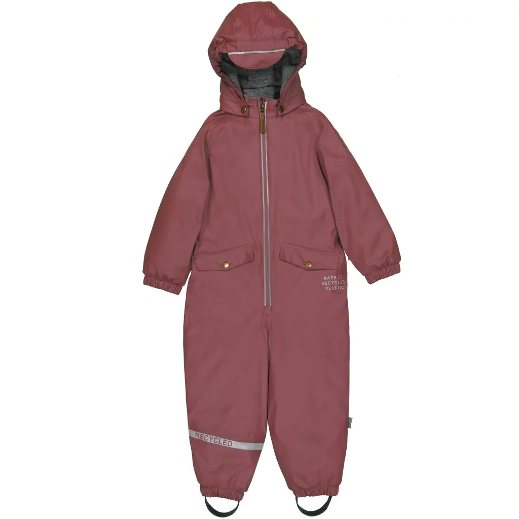 Junior PU Snowsuit - Rose Brown