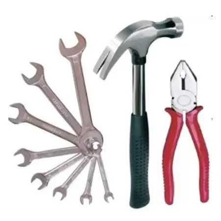 New Hand Tool Set (Plier, Steel Hammer and 8 Pc Spanner Set)