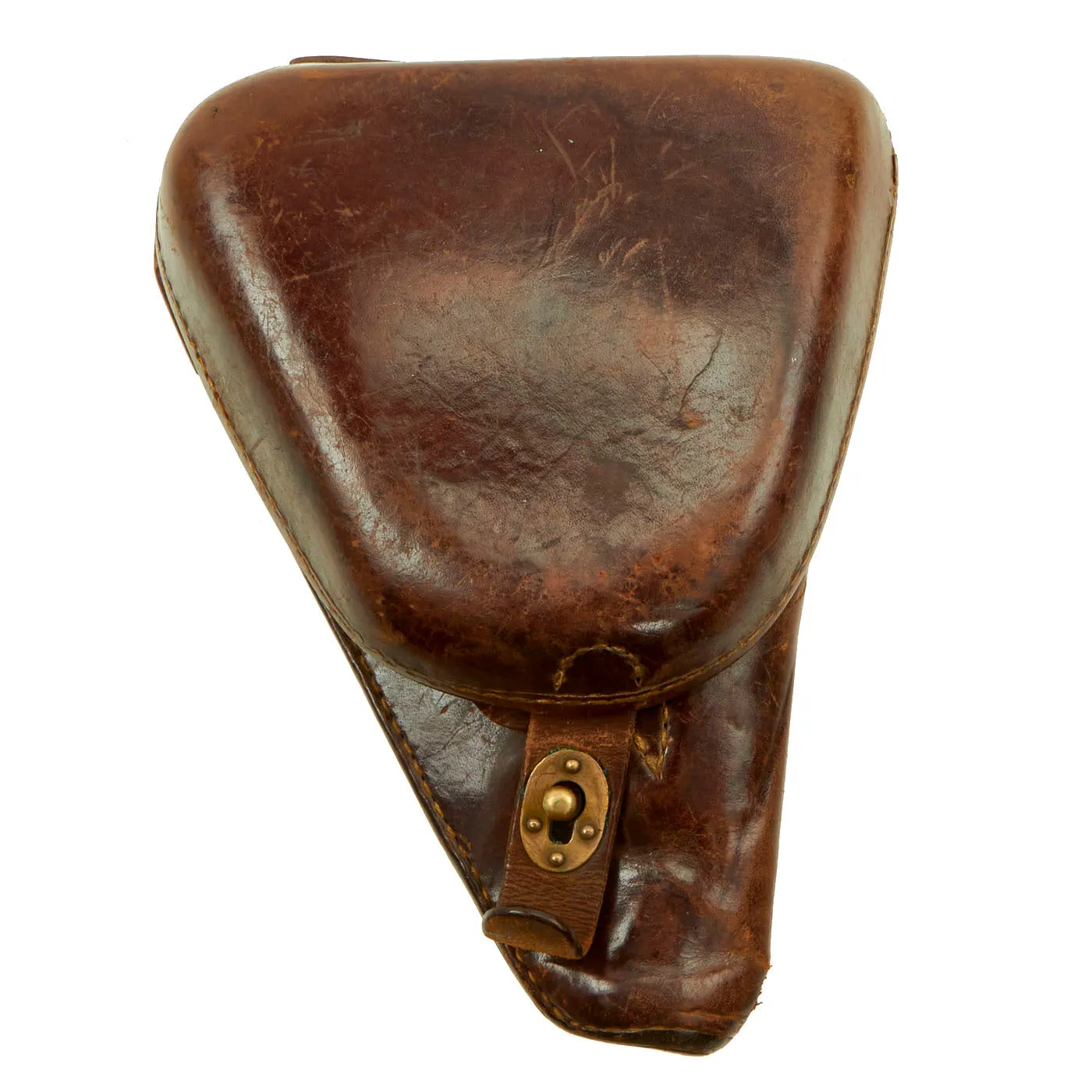 Original Japanese WWII Type 14 Nambu Pistol Leather Holster