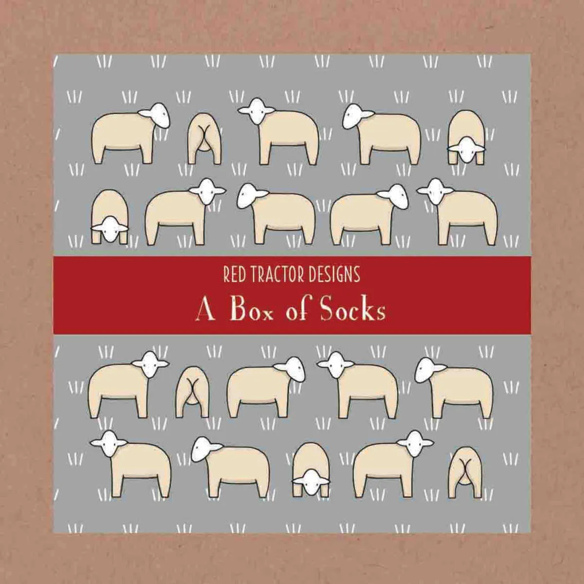 Red Tractor Designs Sheep Boxed Socks Medium