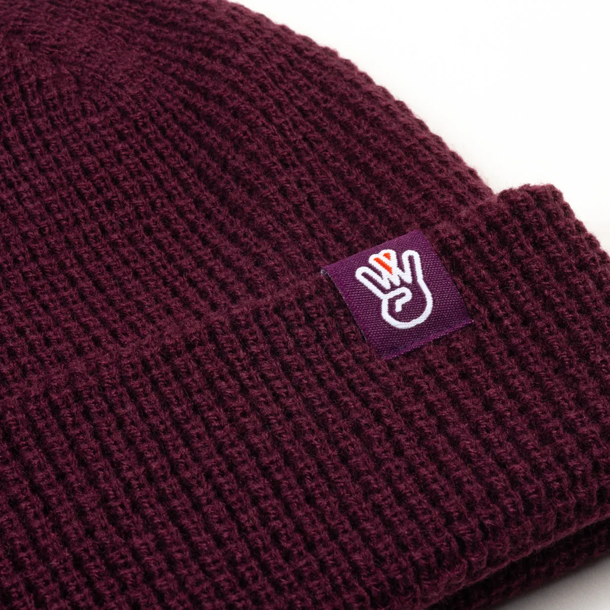 Ron Burgundy Waffle Beanie