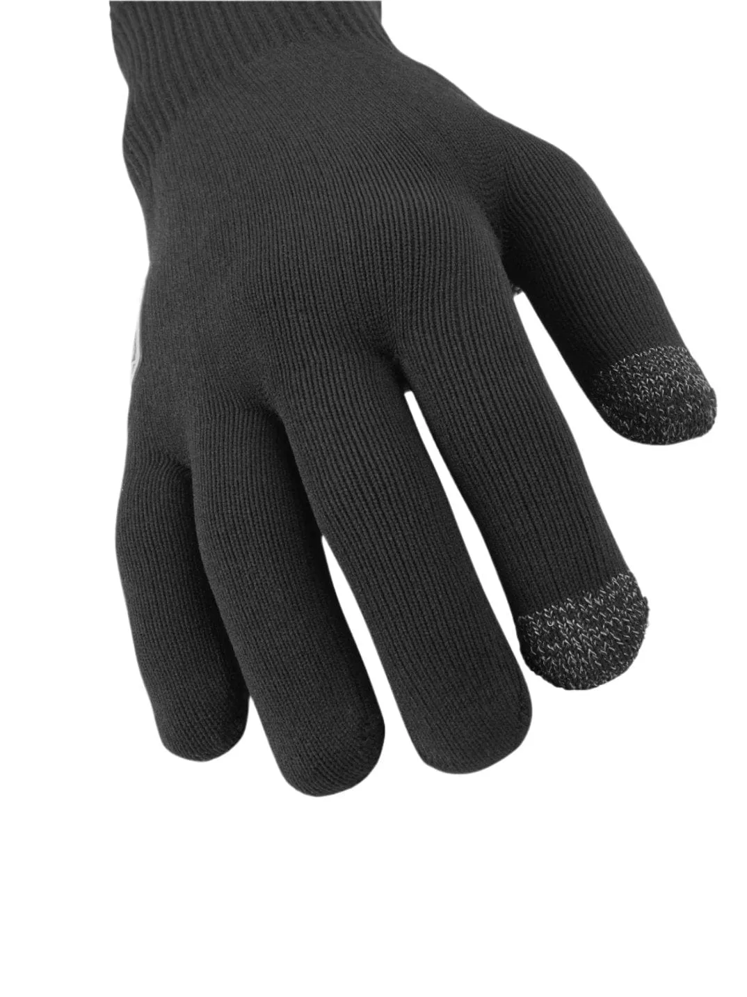 Sealskinz Waterproof Anmer All Weather Ultra Grip Knitted Glove in Black AW24