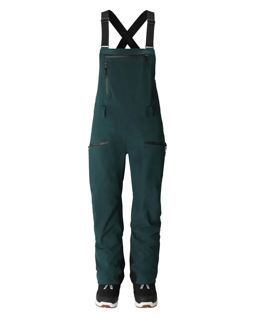 Shralpinist Stretch Recycled Bib Womens Snow Pants - Pacific Teal