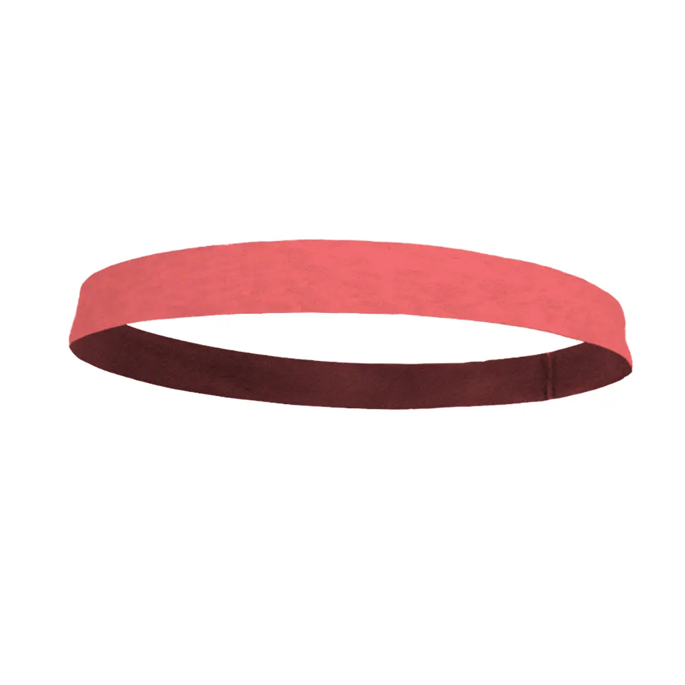 Solid Color 1" Flatback Wicking Headband