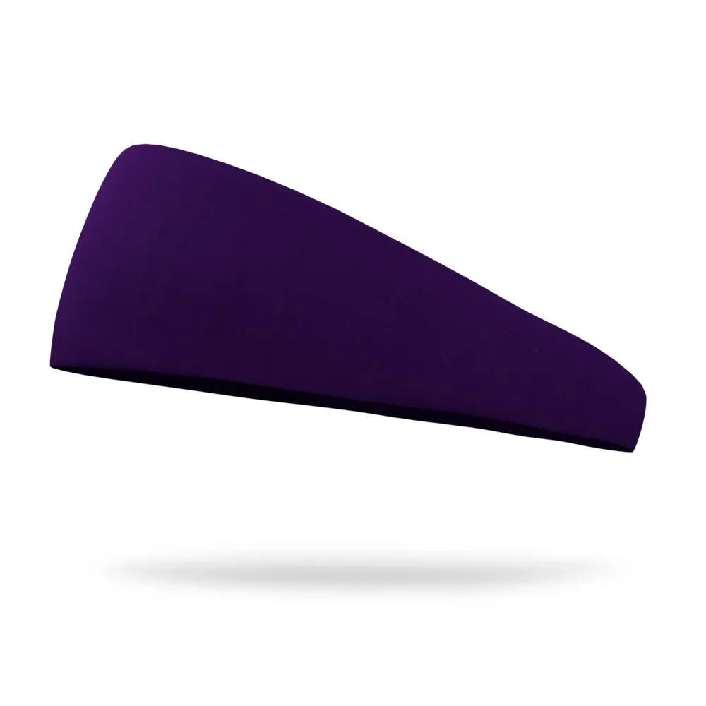 Solid Color 3" Tapered Wicking Headband