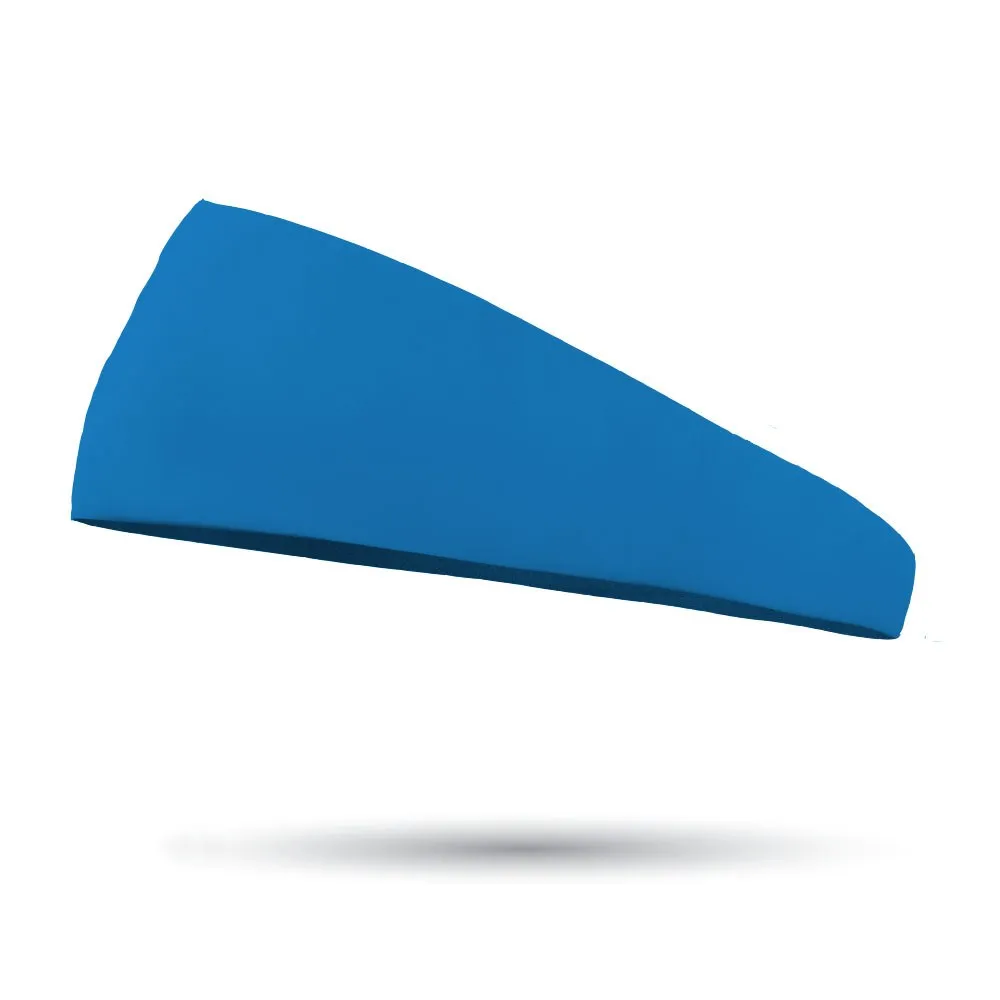 Solid Color 3" Tapered Wicking Headband