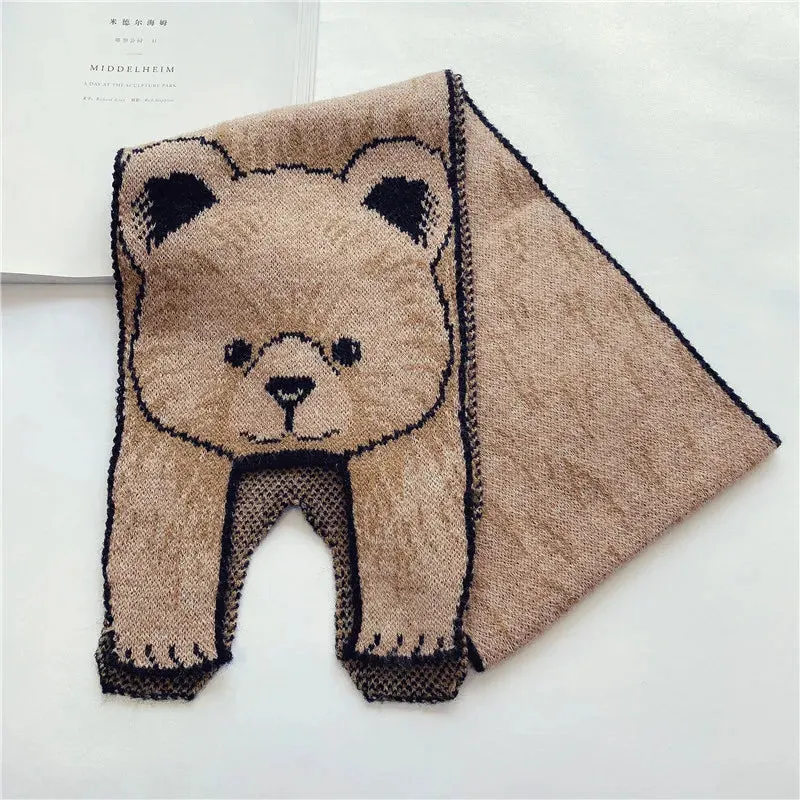 TEEK - Knitted Animals Scarf