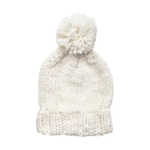 The Blueberry Hill Classic Pom Hat - Cream