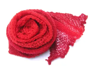 The Gossamer Scarf-  Reds