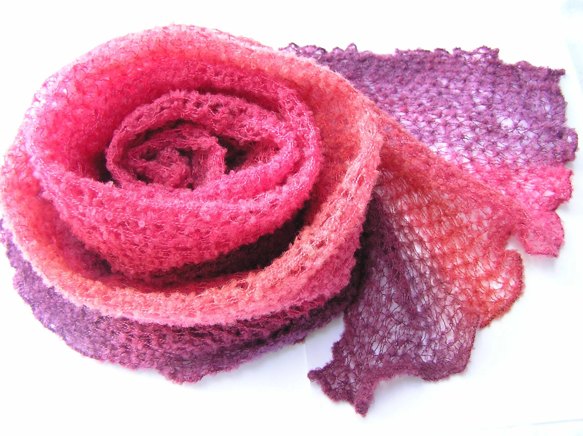 The Gossamer Scarf-  Reds