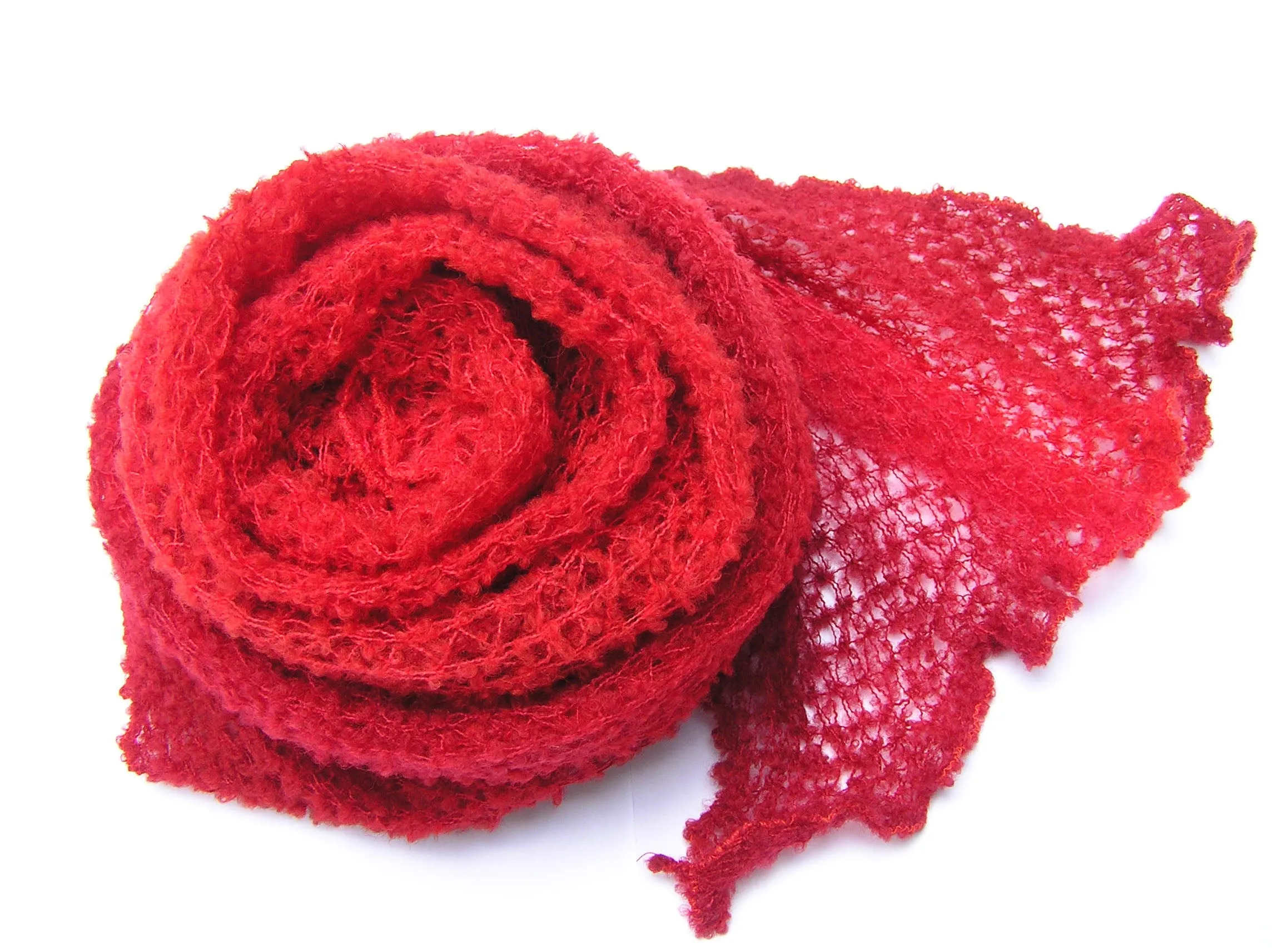 The Gossamer Scarf-  Reds