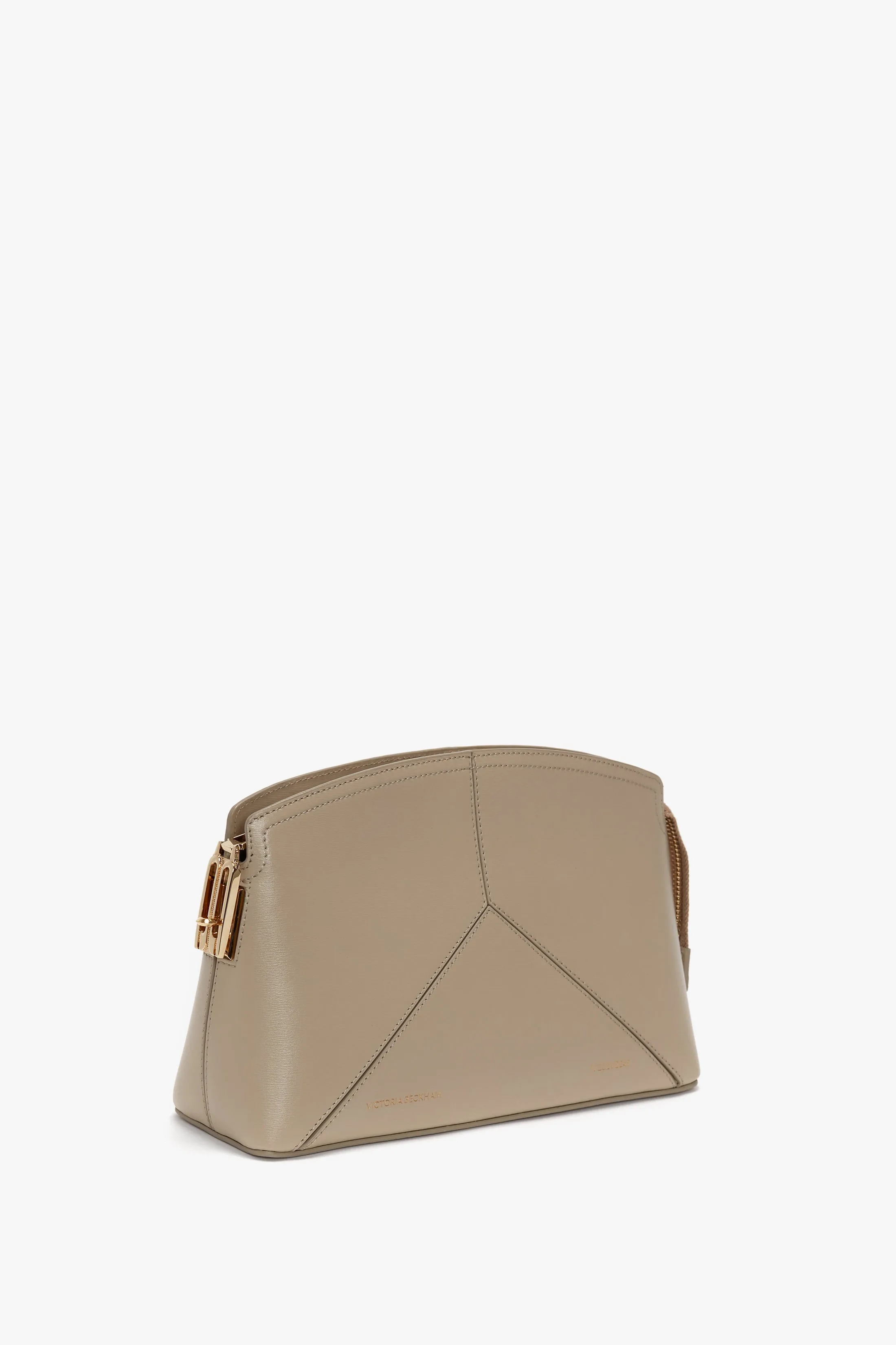 Victoria Crossbody Bag In Taupe Leather