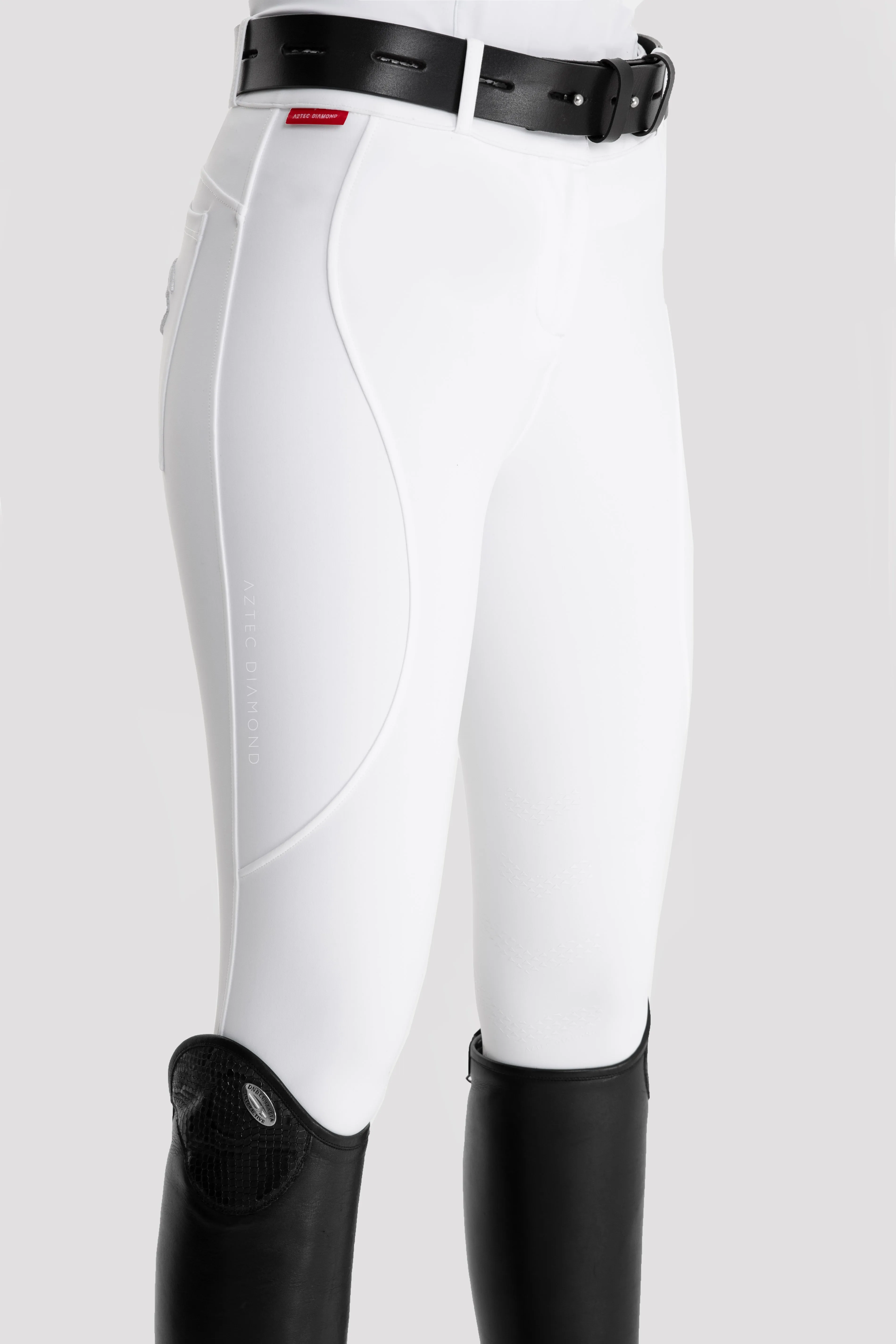 White Core Mid-Rise Breeches Full Seat