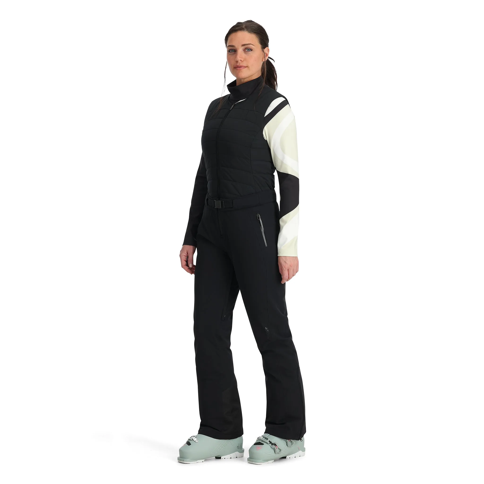 Womens On Piste Bib - Black