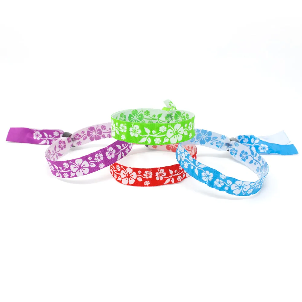 Woven Wristbands 1/2" Aloha - High Security Closure WOVAL (100/Pack)